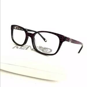 New KENZO Eyeglasses Black and Purple
